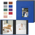 Popotop 4x6 Photo Album Holds 100 Pictures, Vegan Leather Hardcover by Popotop