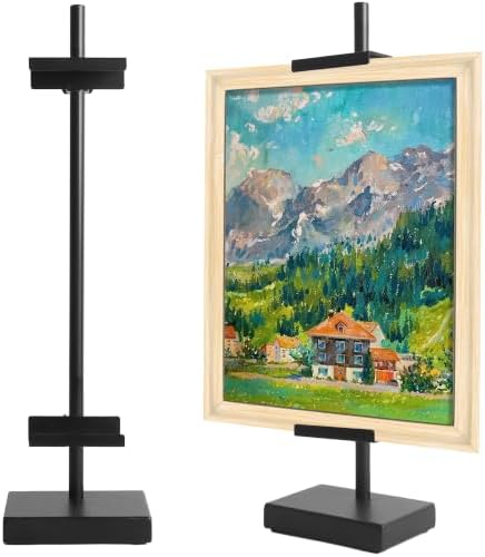 AZEAM 17" Adjustable Tabletop Easel Stand, Black Picture Easels for Display by AZEAM