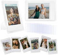 2x3 Photo Frames for Instax Mini EVO 13 12 Liplay SE Link 3 Camera Film, 3-inch Small Picture Frame for Mini 11 40 41 90 99 7+ Photo with Clear Protective Film (8-Packs Frosted Clear) by HIYQIN