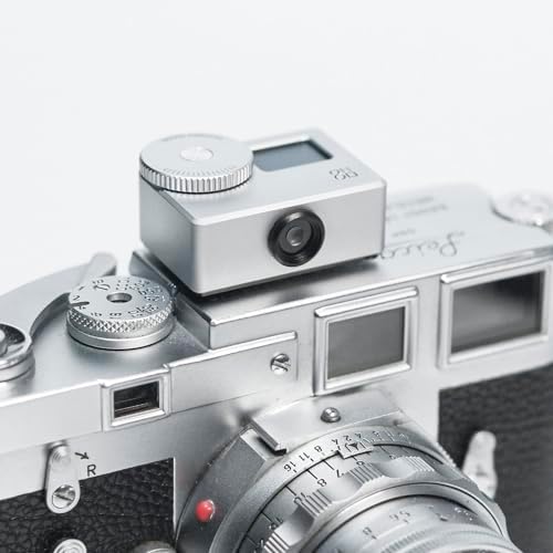 OLED Light Meter, Meter S, New Screen Design, Real-time Metering and One-Button Metering for Vintage Cameras (Chrome) - Image 3