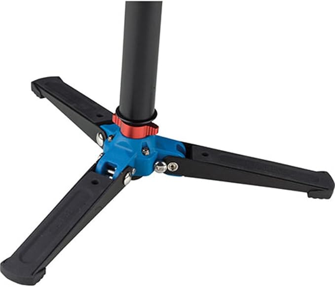 Benro 4 Section Aluminum Monopod with 3-Leg Locking Base, Flip Lock Legs, 22" Maximum Height, 44.1 lb. Load Capacity- Black (A48FD) - Image 7