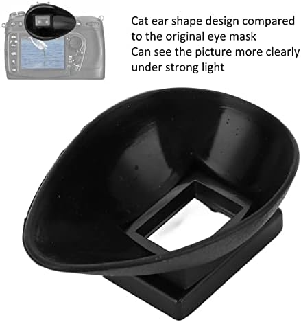 Camera Eyecup, Camera Viewfinder Eyecup Eyeshade 22mm Oval Level Cold Shoe Cover Set for D300 D200 D90 D80 D7000 D7100 D5200 D510 - Image 6