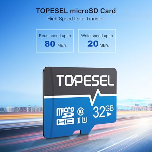 TOPESEL 10 Pack 32GB Micro SD Card Class 10 Micro SDHC Memory Card UHS-I, High Speed Flash TF Card for Camera, Smartphone/Dash Cam/Tablet/PC, C10, U1(32GB 10Pack) - Image 2