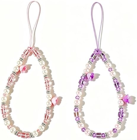 Phone Charm Beaded Camera Wrist Strap Cute Chain Lanyard Wristlet by Unknown