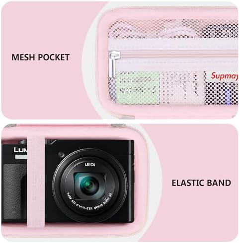 Camera Case for Panasonic LUMIX ZS99/ZS300 Digital Camera,Jelly Pink - Image 4