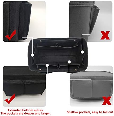 LEXSION Purse Organizer Insert Multi Pocket Bag Organizer Shaper - Image 3