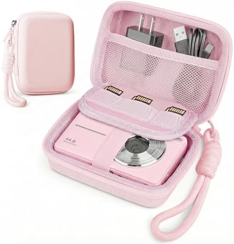 Digital Camera Case for Kodak PIXPRO FZ55/FZ45/CAMKORY, Pink by Roseliya