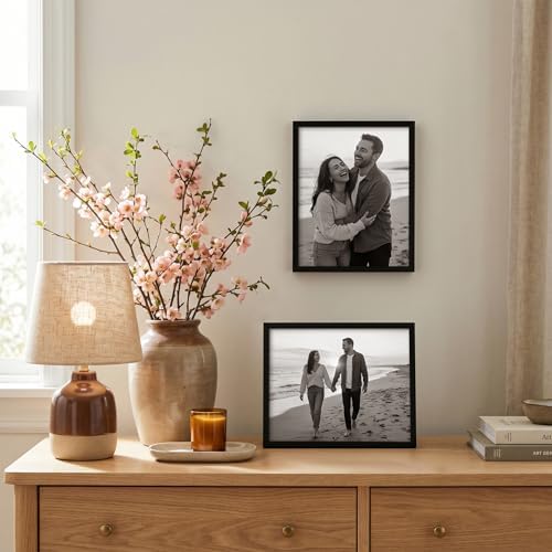 Americanflat 8x10 Picture Frame 2-Pack - Slim Molding - Black - Image 4