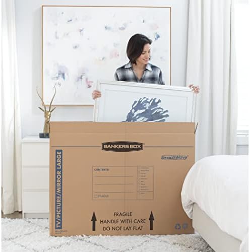 Bankers Box 4-Pack Medium TV/Picture/Mirror Moving Boxes - Image 6