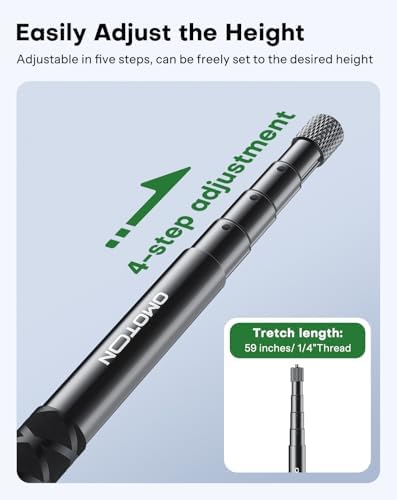 OMOTON CV08-B1 Golf Tripod & Monopod, 5-in-1 Golf Swing Recording Pro Kit - Image 6