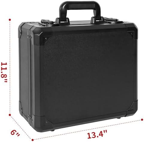 Protective Hard Case Shockproof Water-resistant with Customized DIY Foam Insert fit for Camera, Laptops, etc,13.5 X 11.6 X 6-Inch - Image 6