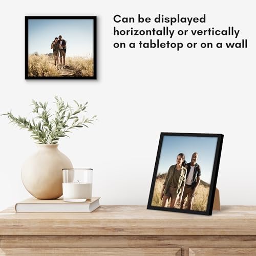 Americanflat 7x8 Picture Frame - Slim Molding - Black - Image 5