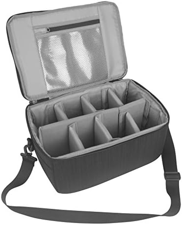 Koolertron Dslr Camera Insert Bag Purse Universal Liner Lens Pouch Partition Protective Cover Waterproof Sleeve for Cannon/Nikon/Sony (Black) by Koolertron