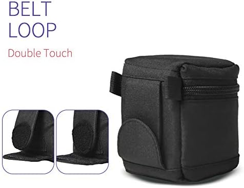 DSLR Lens Case Pouch for Small Camera Lens, Fits Up to 2.76" x 2.95" - Image 5