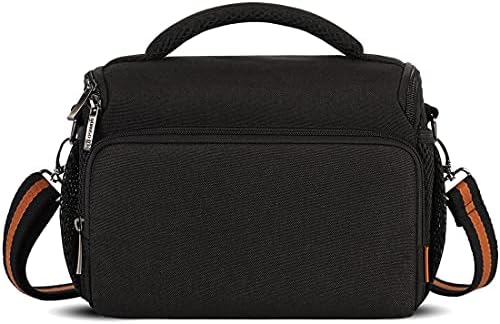DOMISO Camera Bag Case Waterproof Anti-Shock Shoulder Bag, Black by domiso