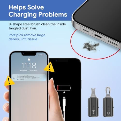for iPhone Cleaning Kit, Multi-Tool for iPad AirPods Speaker & Charger Port - Image 5