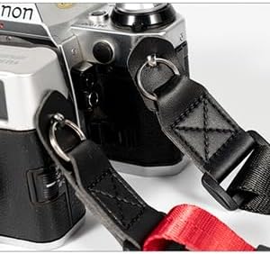Camera Strap, Quick Adjustable Shoulder Sling Camera Neck Shoulder Strap for All Micro Single and DSLR Camera Dark Grey - Image 3