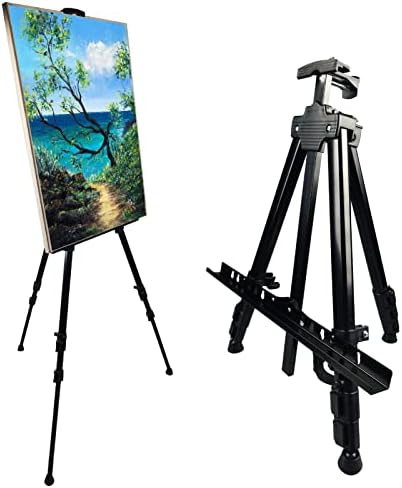 NS JYMB Easel Stand for Sign and Painting, 17-66 Inch Adjustable, Black by Ns+Jymb