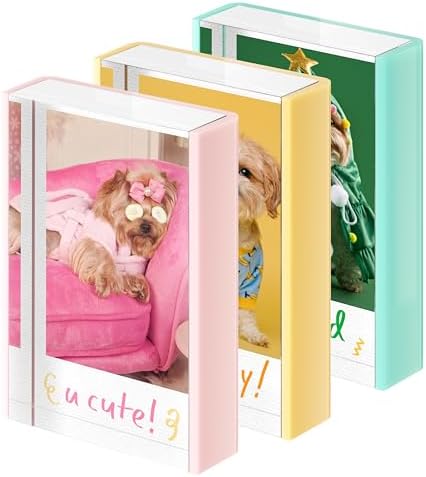 WINKINE Instax Mini Frames, Polaroid Frame for Fujifilm Instax Mini Film, 2x3 Small Picture Frames for Desktop, Polaroid Photo Frame, Small Size Wallet Picture Holder by WINKINE