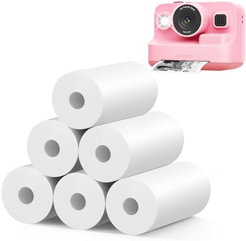 MIARALA 6 Rolls Instant Camera Refill Print Paper, HD Print Camera Paper by MIARALA
