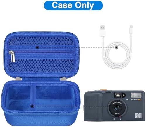Canboc Carrying Case for KODAK EC35/ KODAK EKTAR H35 Film Camera, Blue - Image 2