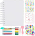Scrapbook Self Adhesive Photo Album 25 Pages Hard Cover DIY Photo Album for Instant Camera Print Paper with DIY Accessories (White) by Hearoo