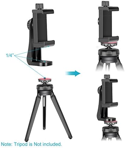 NEEWER Smartphone Holder Phone Tripod Mount Compatible with iPhone Android - Image 3