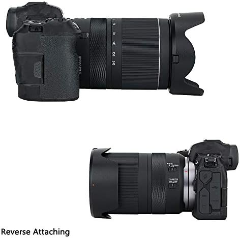 JJC Reversible Lens Hood for Canon RF 24-240mm f/4-6.3 is USM Lens - Image 3