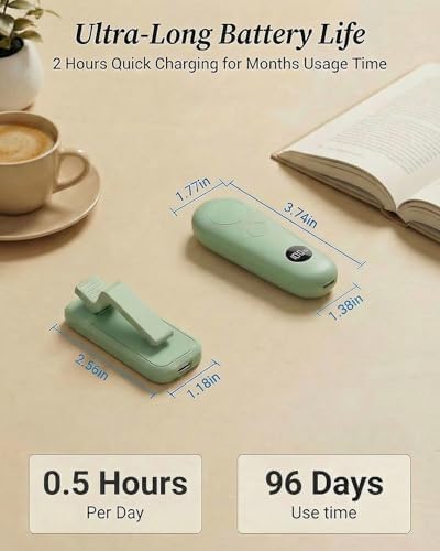 RF Remote Control Page Turner with Upgrade LCD Power Display, Wireless Reading Clicker for Kindle Paperwhite Kobo Oasis iPad, Phone Camera Remote Trigger, 36-Month Warranty (Green) - Image 6