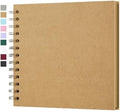 Yopih Scrapbook Album 7x7in, Acid-Free Kraft Paper 20 Sheets 40 Pages by Yopih