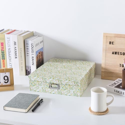 Soul & Lane - Photo Memory Storage Box, 14.8x13x3.7 In, Citrus Garden - Image 2
