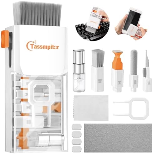 All-in-1 Keyboard Cleaner Laptop Cleaning Kit,Computer Screen-Safe Tools by Tassmpitor