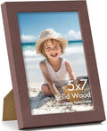 Vittanly 5x7 Picture Frame Made of Solid Wood, for Wall & Table Display by Vittanly