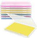 8 Pack Paper Storage Boxes, Scrapbook Paper Storage Fits 8.5" x 11.5" A4 Letter, Stackable Plastic Paper Storage with Snap for Protecting Scrapbooks, Photos, Game Card, Office Supplies, Files by FAAYUCK