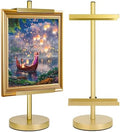28''Adjustable Tabletop Easel Stand, Picture Easels for Display-Gold by Unknown