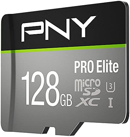 PNY 128GB PRO Elite C10 U3 V30 A2 microSDXC Flash Memory Card, 4K UHD - Image 2