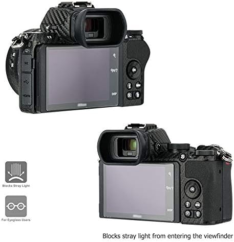 Kiwifotos DK-30 Long Soft Viewfinder Eyecup Eyepiece for Nikon Z50 Camera - Image 4