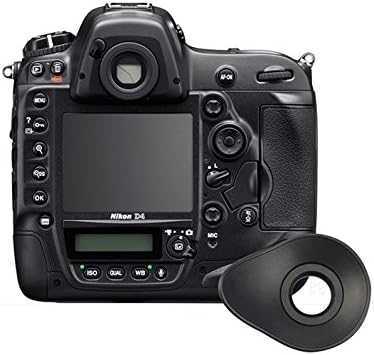 JJC EN-DK19 Large Eye Cup, Ergonomic Oval Soft TPU Rubber Eye Piece, D850 Eyecup Viewfinder, DK 19 Replacement, 65*51*34mm, Compatible with Nikon D850 D810 D800E D800 D500 D3 D3S D3X D4 D4S D5 Df - Image 4