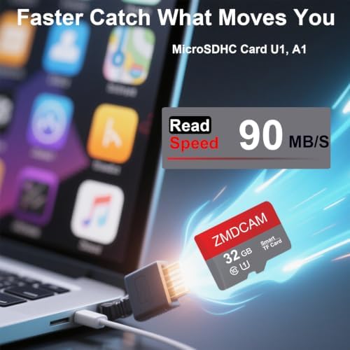 2 Pack 32GB TF Card with Adapter UHS-I U1 Class 10 Memory Card - Image 3