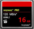 WQDMKE Camera CF Memory Card 16GB UDMA Speed Up to 120MB/s by WQDMKE