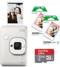 Fujifilm INSTAX Mini LIPLAY Hybrid Instant Camera (Misty White Starter Bundle) by FUJIFILM