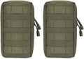 Azarxis Molle Pouches, Tactical Compact EDC Small Utility Pouch Waist Bags Sundries Storage Admin Organize Gear Gadget for Military Backpack by DesignedforOutdoorSports