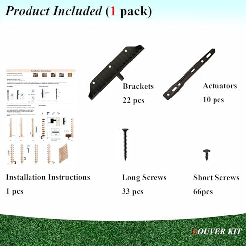 Louver Hardware System for Blinds and shutters, Louver kit - Image 6