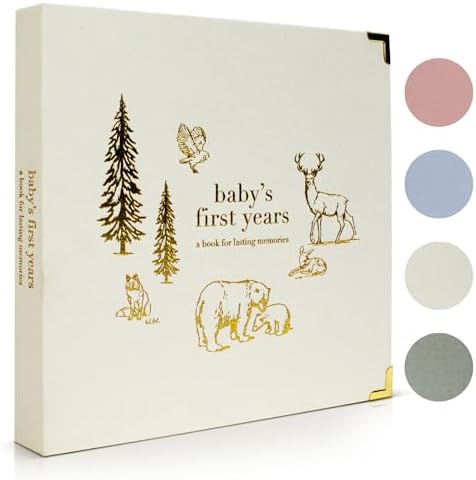 Keepsake Baby Memory Book for Boys and Girls - Timeless First 5 Year Book by ZICOTO