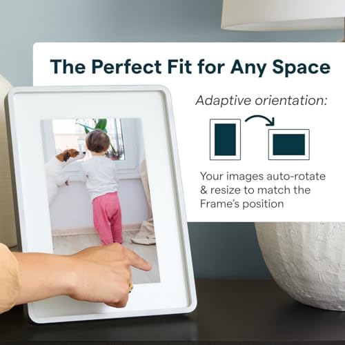 Skylight Digital Picture Frame 2 – 10" Full HD Touchscreen, Silver - Image 6