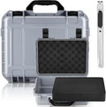 Relaxweex 11.3 x 8.7 x 4.2 Inch Hard Case, Grid Shell, Gray by Relaxweex