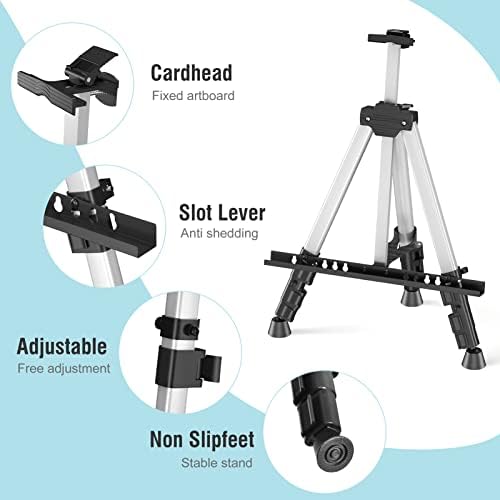Art Painting Display Easel Stands - Portable Adjustable Floor Artist Easels - Image 4