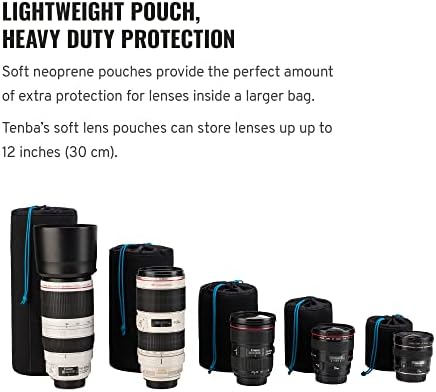 Tenba Tools Soft Lens Pouch 6x4.5 in. (15x11 cm) — Black (636-353) - Image 6