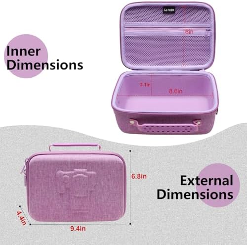 Small Camera Case Bag for Canon EOS Rebel T7/R50//R100 DSLR Camera Purple - Image 3