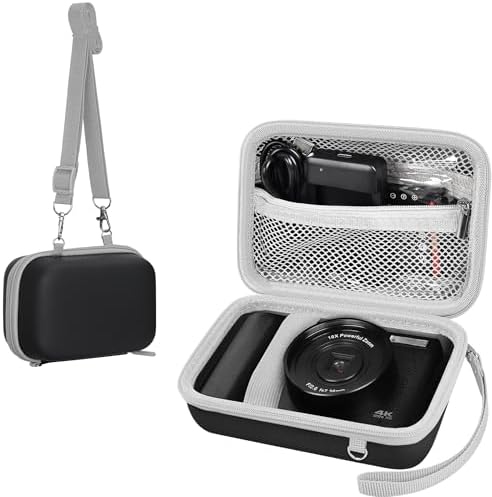Leayjeen Vlogging Camera Case for Duluvulu/VJIANGER/Gavonde - Black by Leayjeen